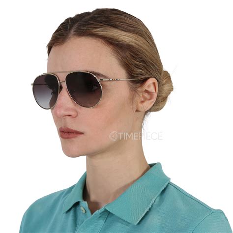 burberry women's pilot 61mm sunglasses|BURBERRY Alice BE3138 Pilot Sunglasses for Women.